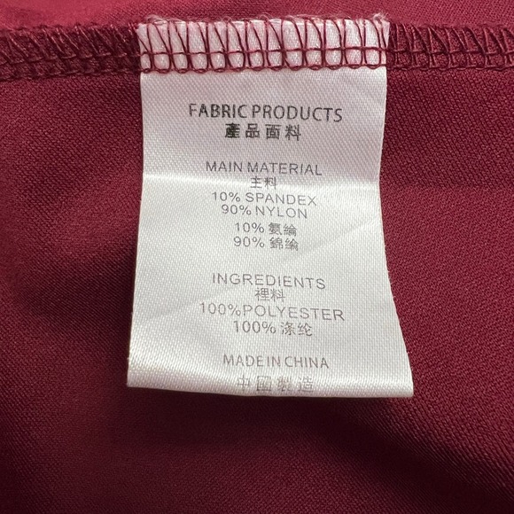 Vintage Style Dress Burgundy Lace Off Shoulder Fit & Flare Midi Romantic Glam XL - Picture 11 of 11